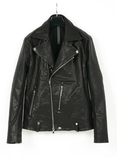 【予約品 10月12日(日) 締切】Pit Vegetable Full Tanned Shrunken Horsehide Double Riders / フルタンニン ピット鞣し シュリンクホースハイド ダブルライダース / HI-FLYER