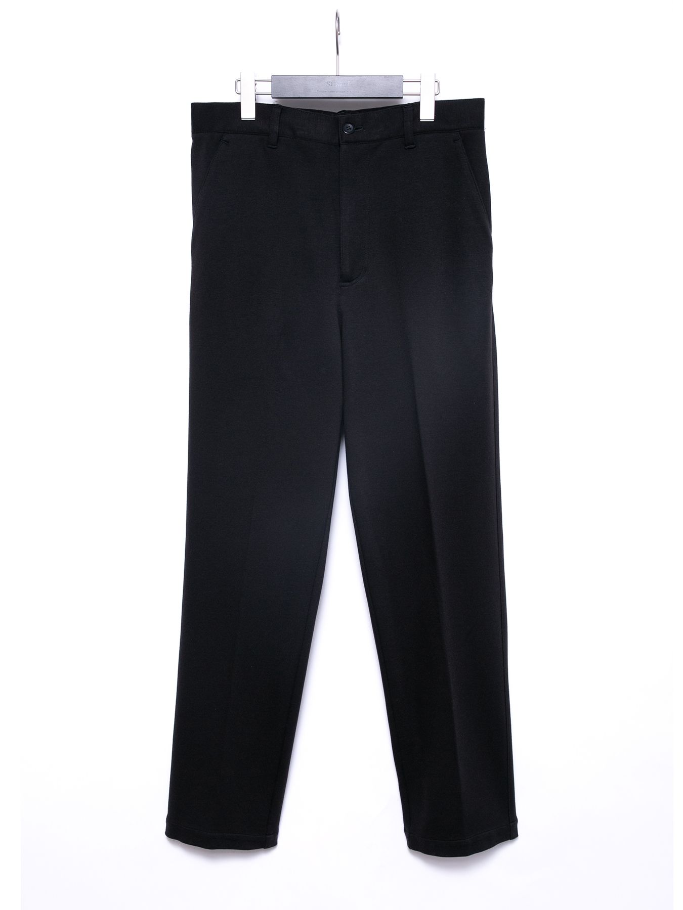 【予約品 4月6日(月) 締切】Technical Double Jersey Ponte Tapered Easy Pants / 高機能ダブルジャージ ポンチ テーパード イージーパンツ / ブラック《∀ ターンエー》