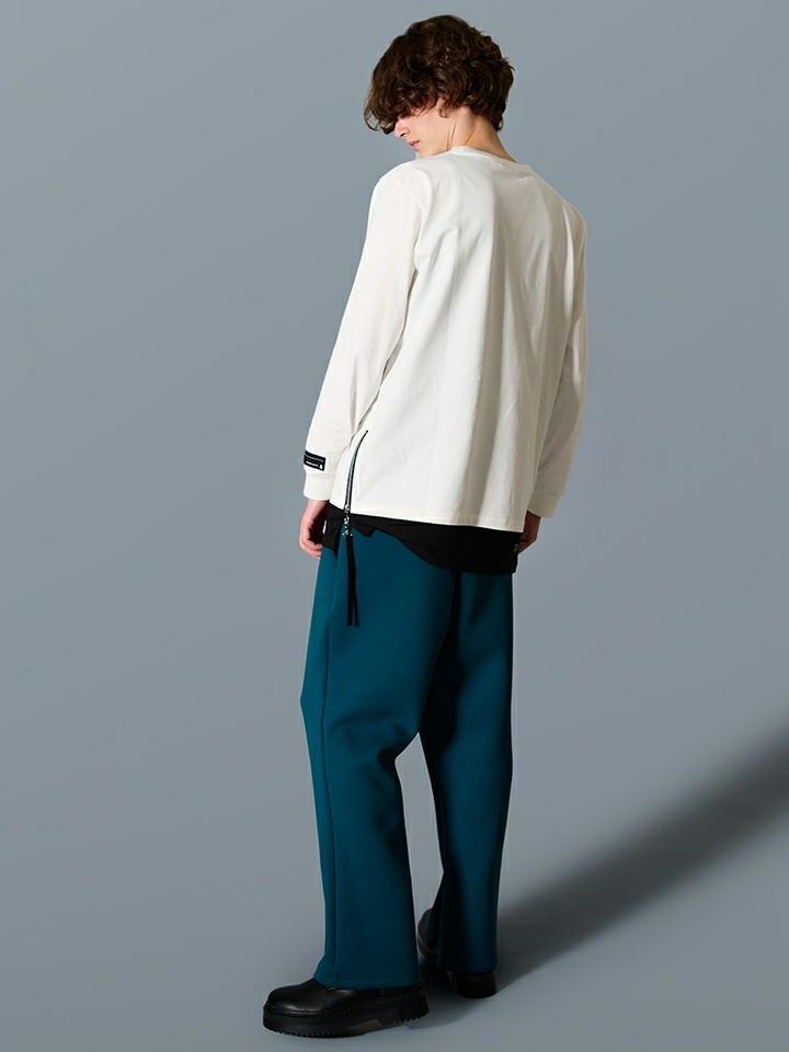 SENTER STITCH FLARE PANTS / フレアパンツ / ディープグリーン