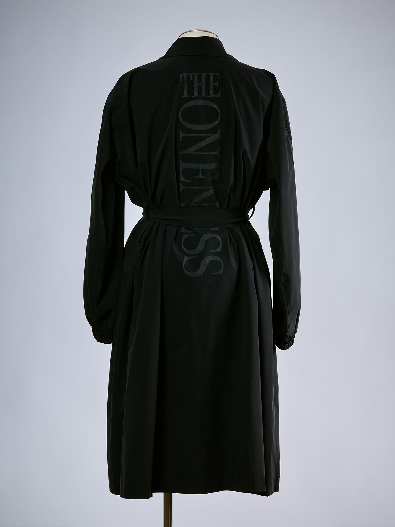 【予約品 10月26日(月) 締切】Drape Coat / ドレープコート / ブラック