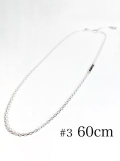 《受注生産》CHAIN NECKLACE #3 with GODSIZE® I.D. TAG 60 / ゴッドサイズ® #3 I.D.タグネックレスチェーン60 / 注文から2～3週間後入荷予定