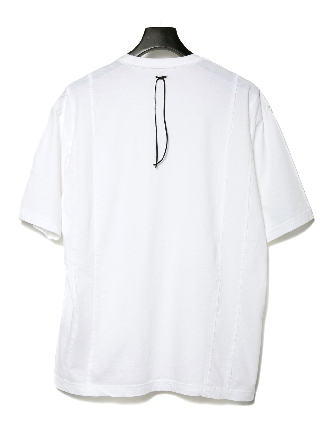 【予約品 9月27日(日) 締切】30/-ナチュラルソフト天竺 クルーネック ハーフスリーブ ワイドTシャツ / WHITE