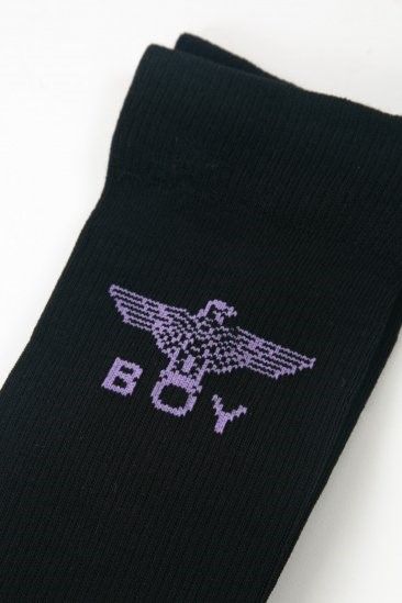 BOY EAGLE HIGH SOX 靴下 / BLACK 【BOY LONDON】