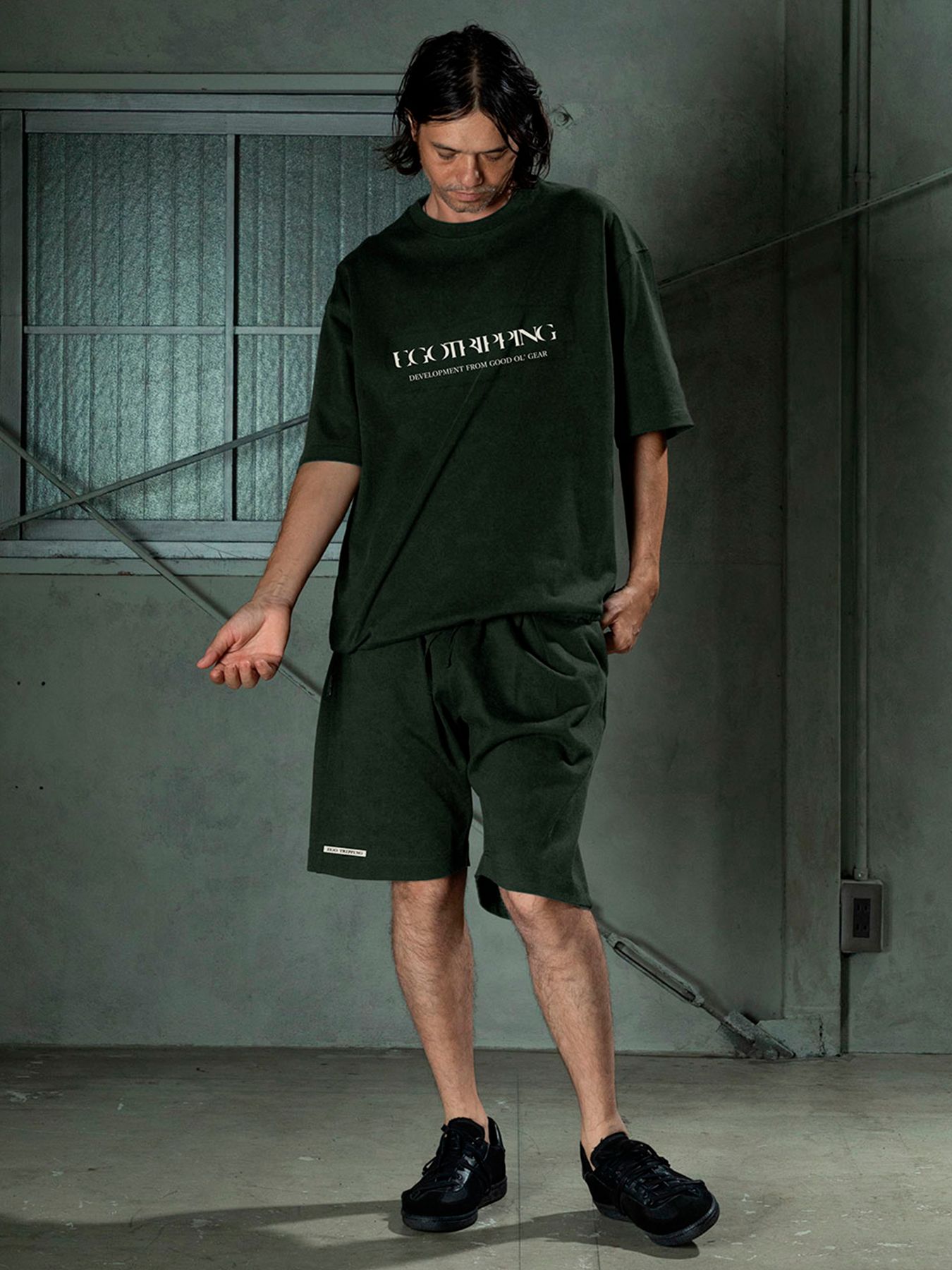【予約品 11月9日(月) 締切】HEAVYJERSEY Chipped / ヘビーオンスジャージー Tシャツ / チャコール
