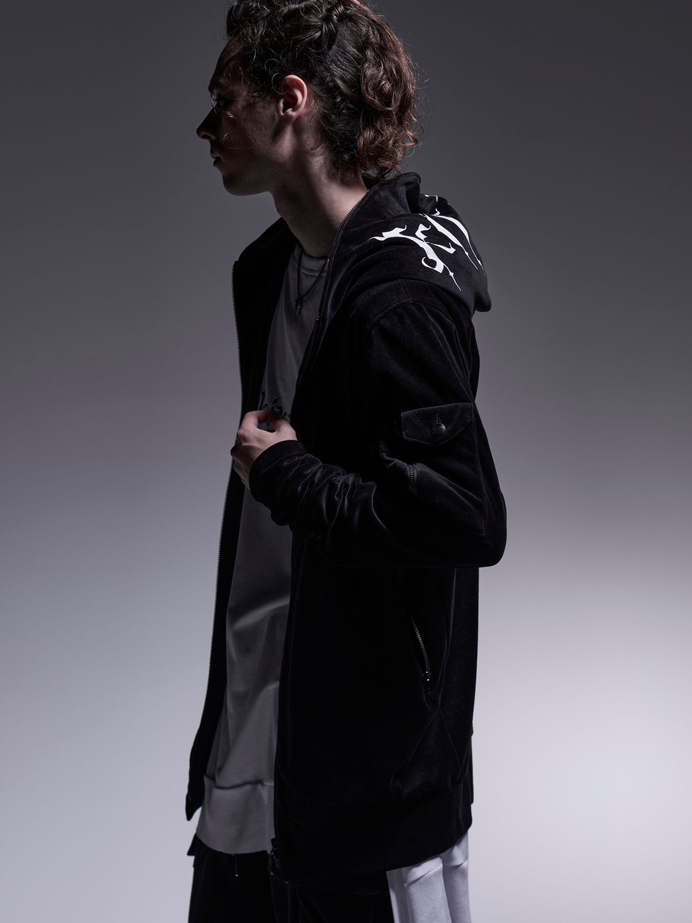 Boat Neck Flare T-Shirt / ボートネック フレアTシャツ / ホワイト
