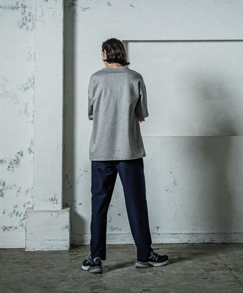 《予約11月17日19時締め》 EX denim jersey  WIDE PT / ワイドパンツ / インディゴワンウォッシュ