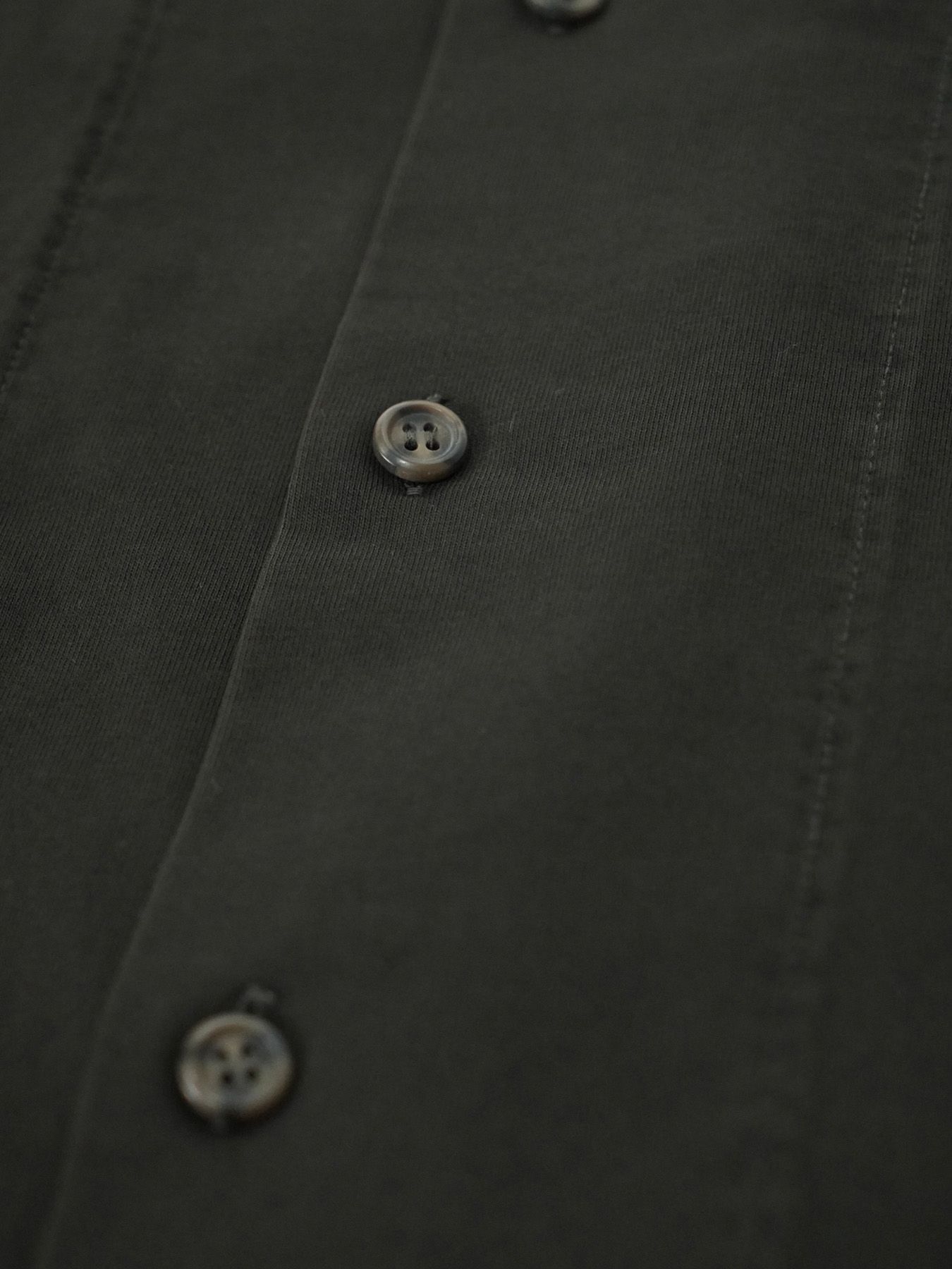 【予約品 2月1日(日) 締切】CUTSHIRTS / オープンカラーシャツ / スミクロ