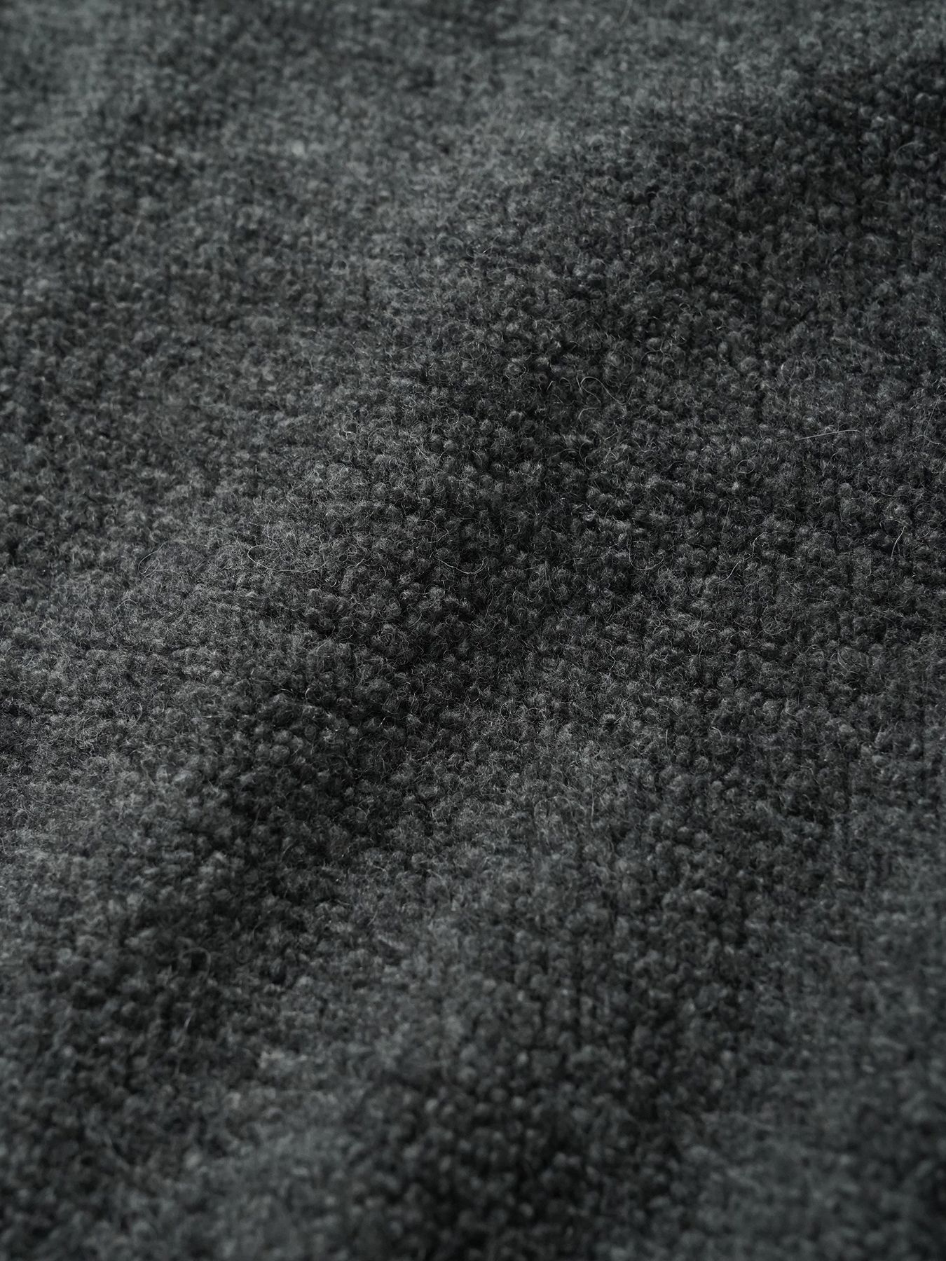 【予約品 5月27日(水) 締切】WOOLBOA-LINERJACKET / ウールボアブルゾン / 杢チャコール