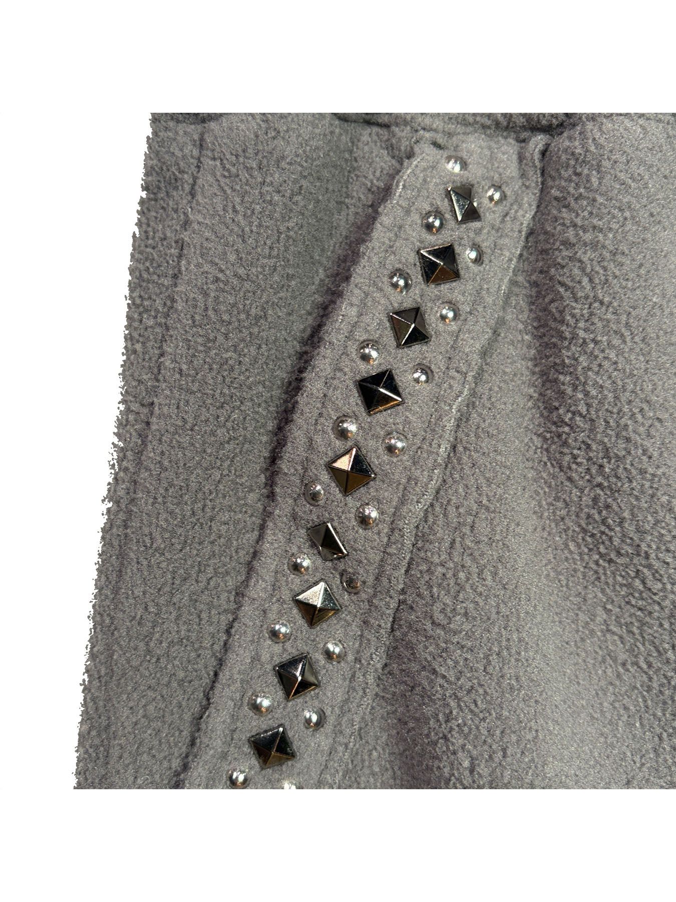 【予約品 3月9日(月) 18:00 締切】FLEECE STUDZ PT / スタッズ フリース イージーパンツ / グレー