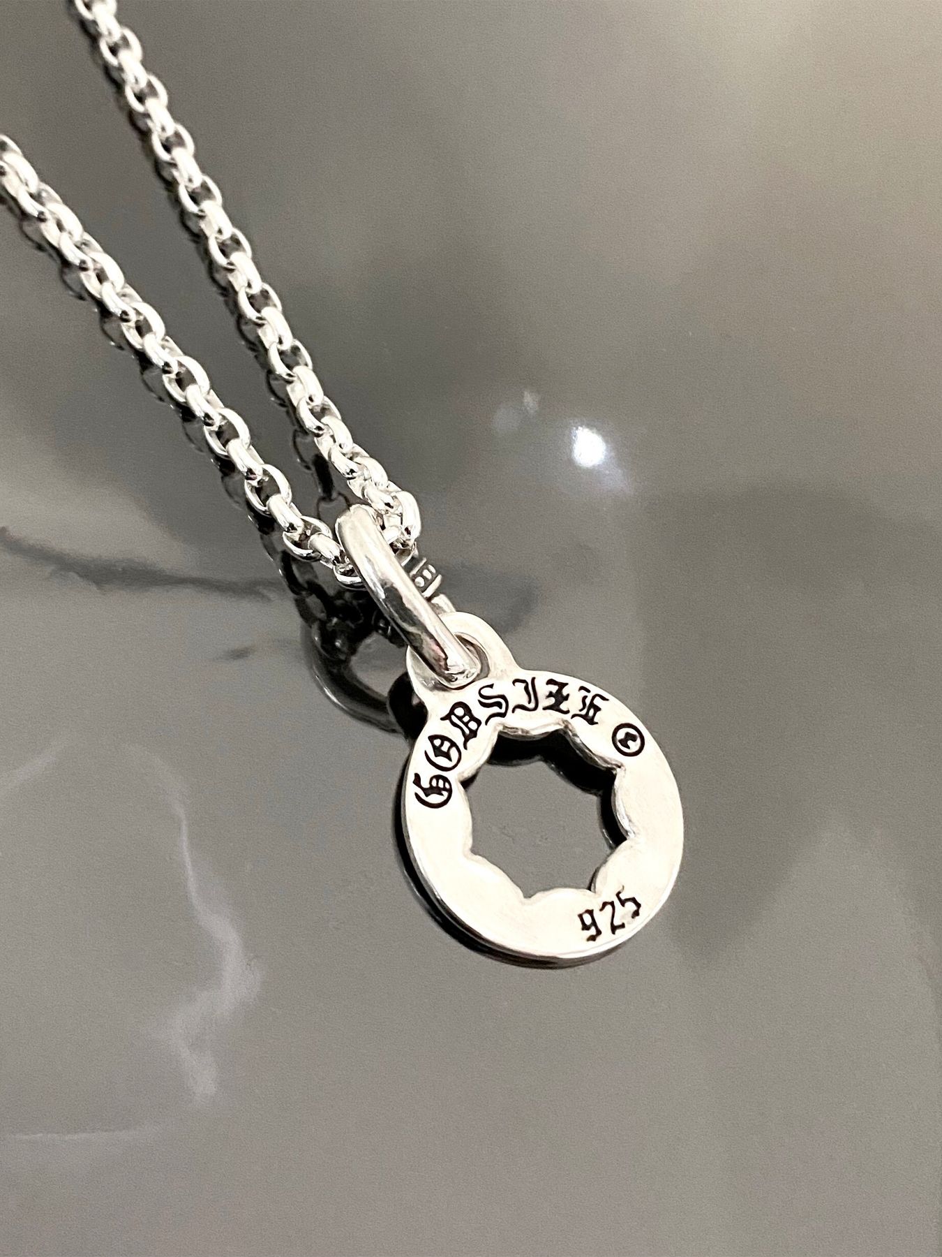 《受注生産》CUT OUT FLOWER NECKLACE / フラワープレートネックレス / 注文から1～2週間後入荷予定