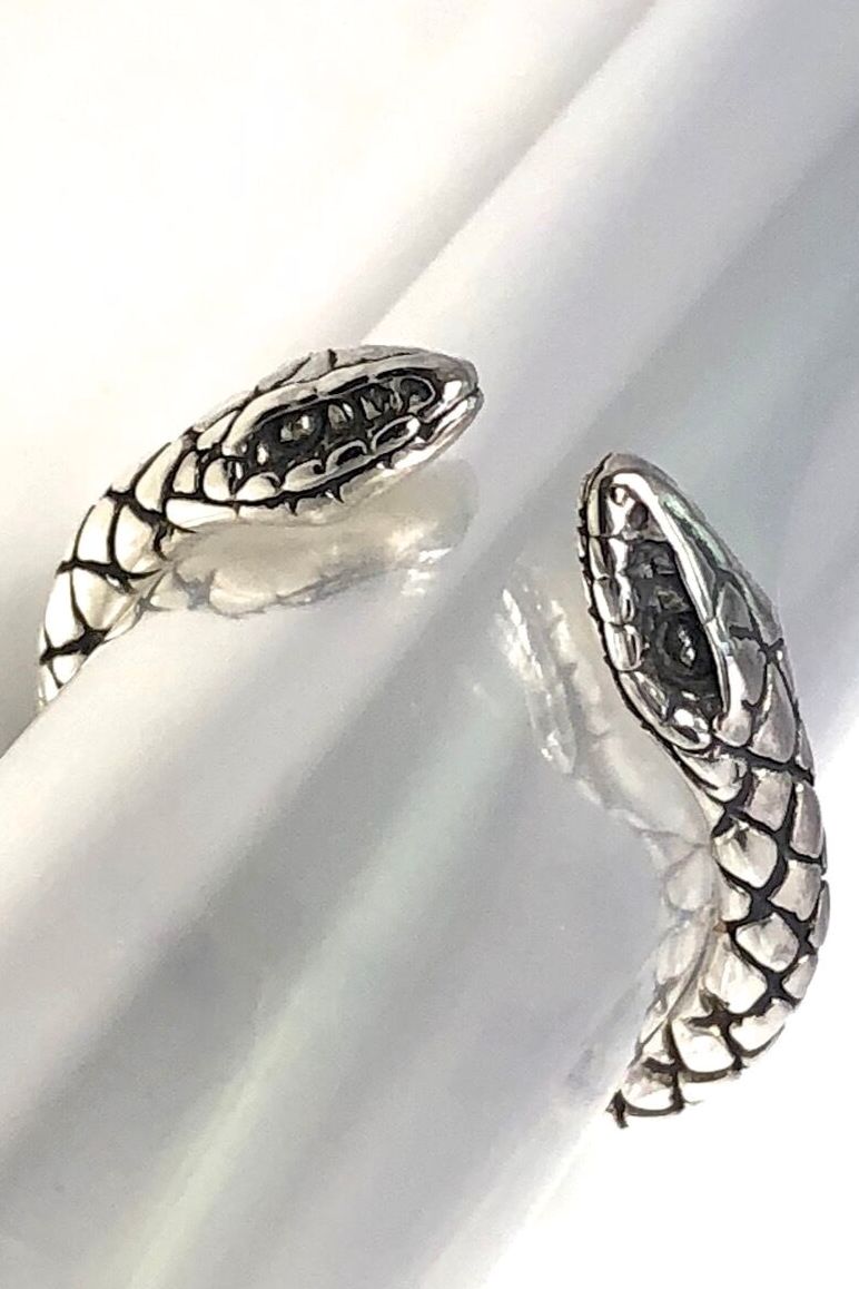 《受注生産》 TWO HEADED SNAKE RING / リング 【注文から2-3週間後入荷予定】
