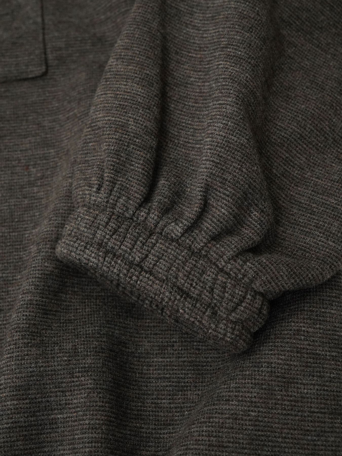 【予約品 】LUXMODERN OVERSHIRTS / オーバーシャツ / 杢ブラウン