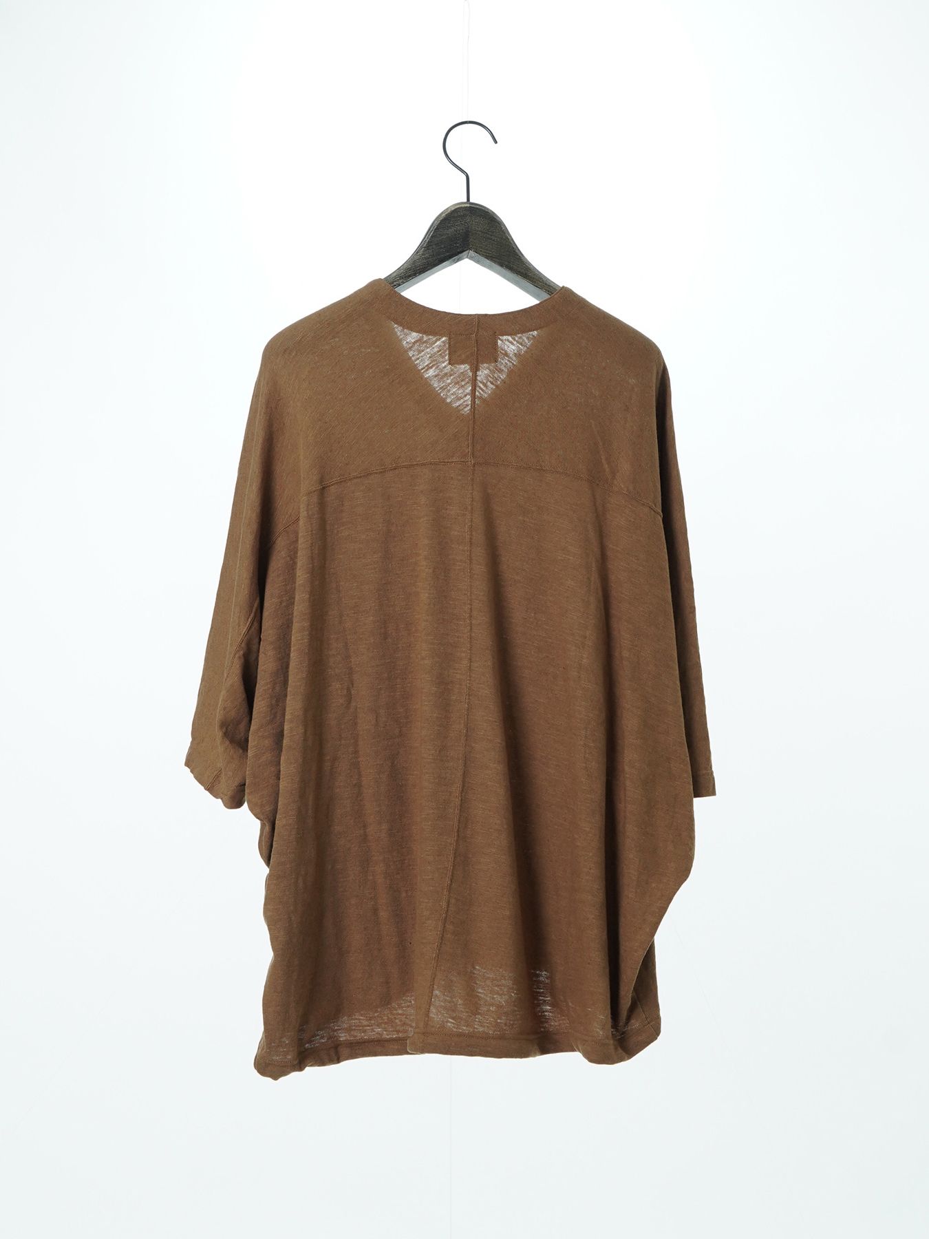 【予約品 2月1日(日) 締切】KITE V-NECK / Vネック ニットT / キャメル