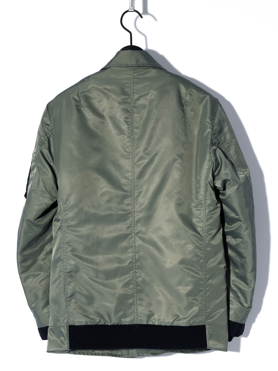 【予約品】  FAKE LAYERED NYLON JK w/HOOD / ナイロンジャケット / カーキ / 即納