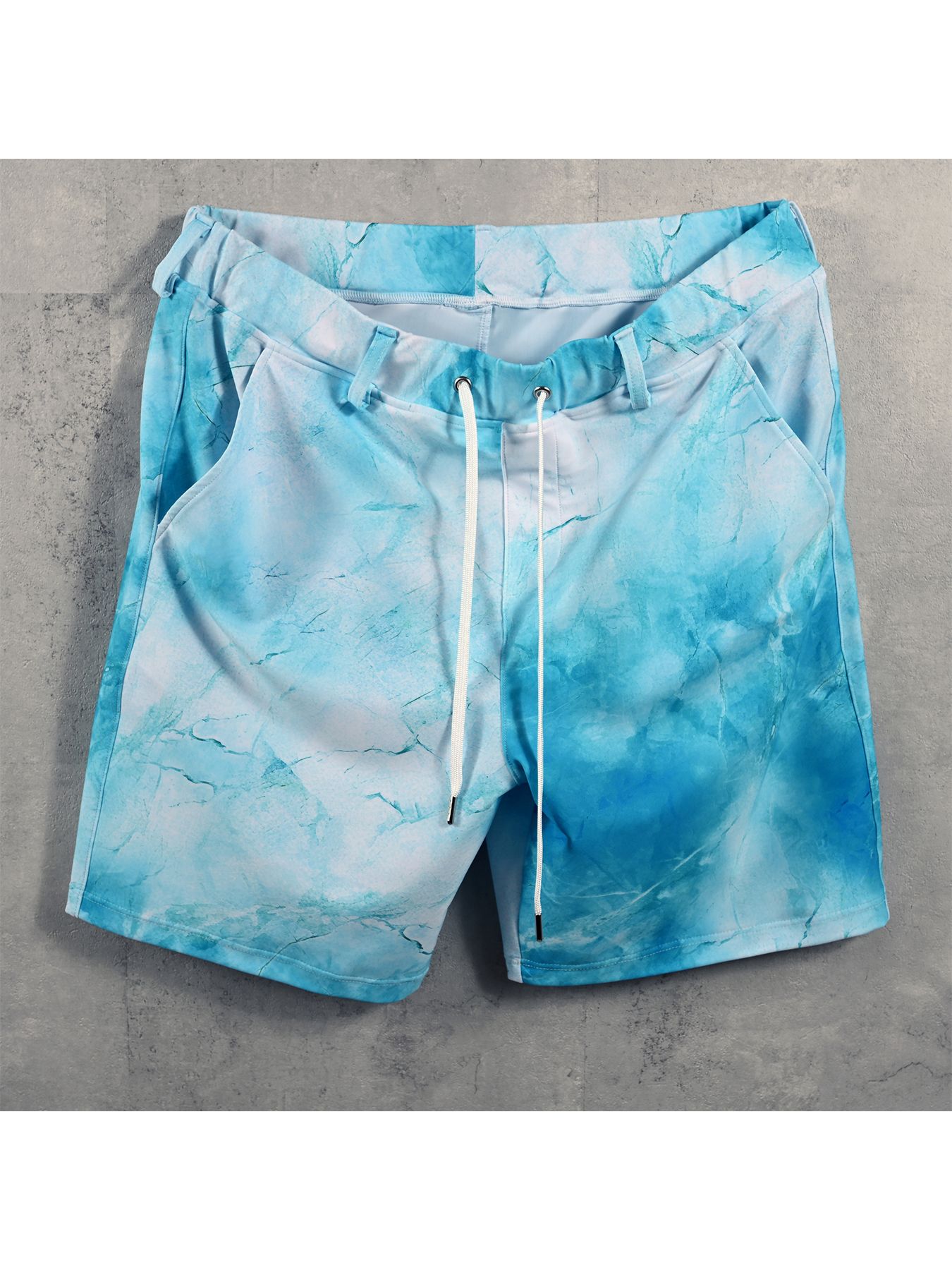 【予約品 】RASH SHORTS / ラッシュガード ショーツ / マーブルブルー