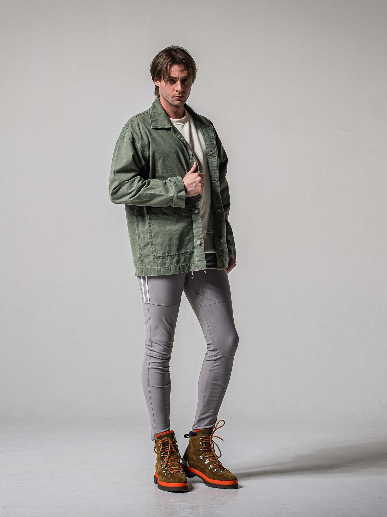 【予約品 11月16日(日) 締切】RC COVER ALL / ミリタリーキャンバス カーバーオールジャケット / ダークカーキ