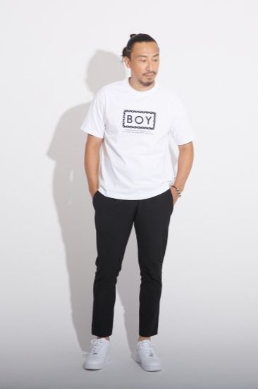 CHAIN DESIGN TEE/ ホワイト 【BOY LONDON】