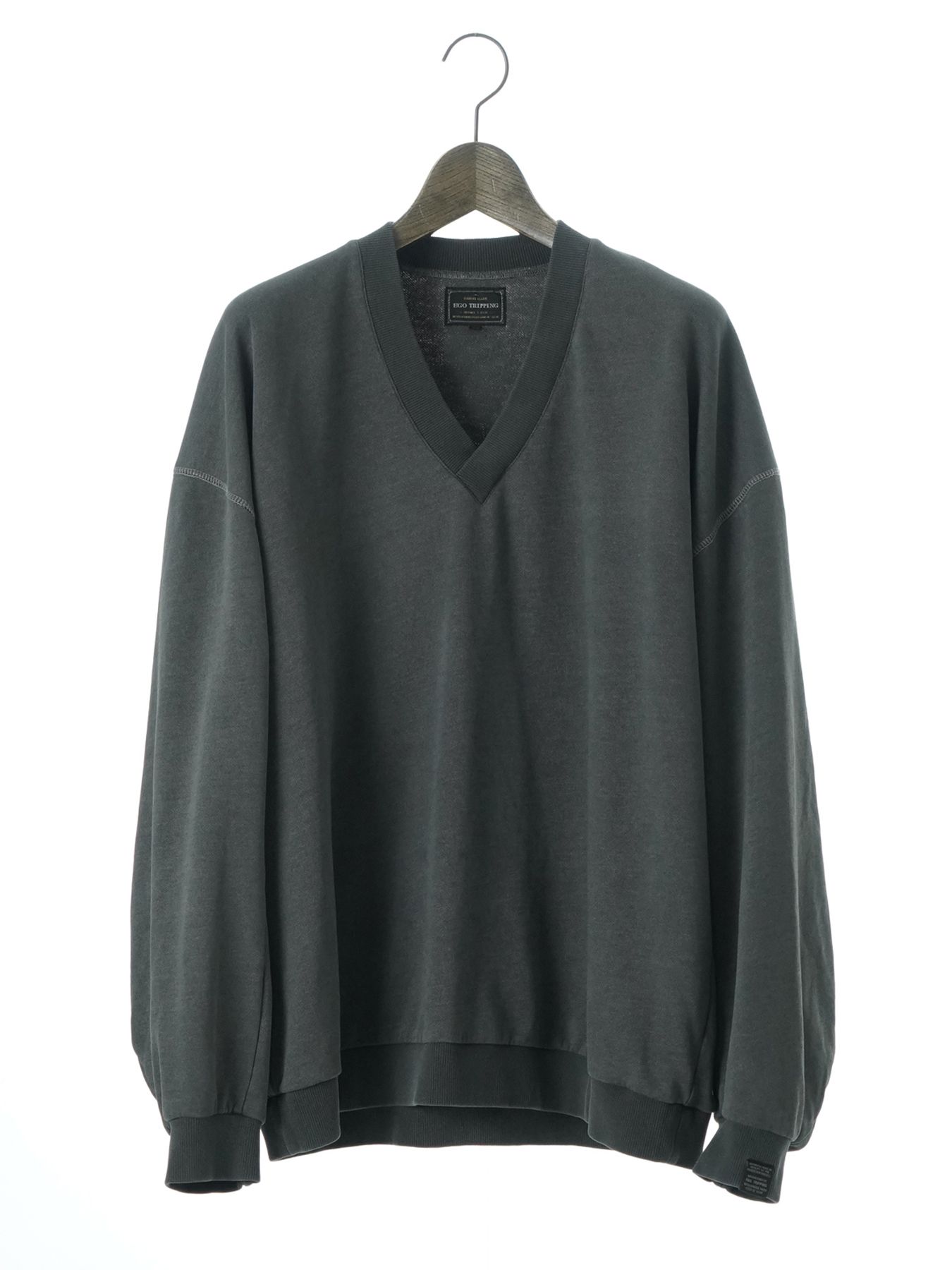 【予約品 10月26日(日) 締切】3DSWEAT / Vネックスウェット / GRAY