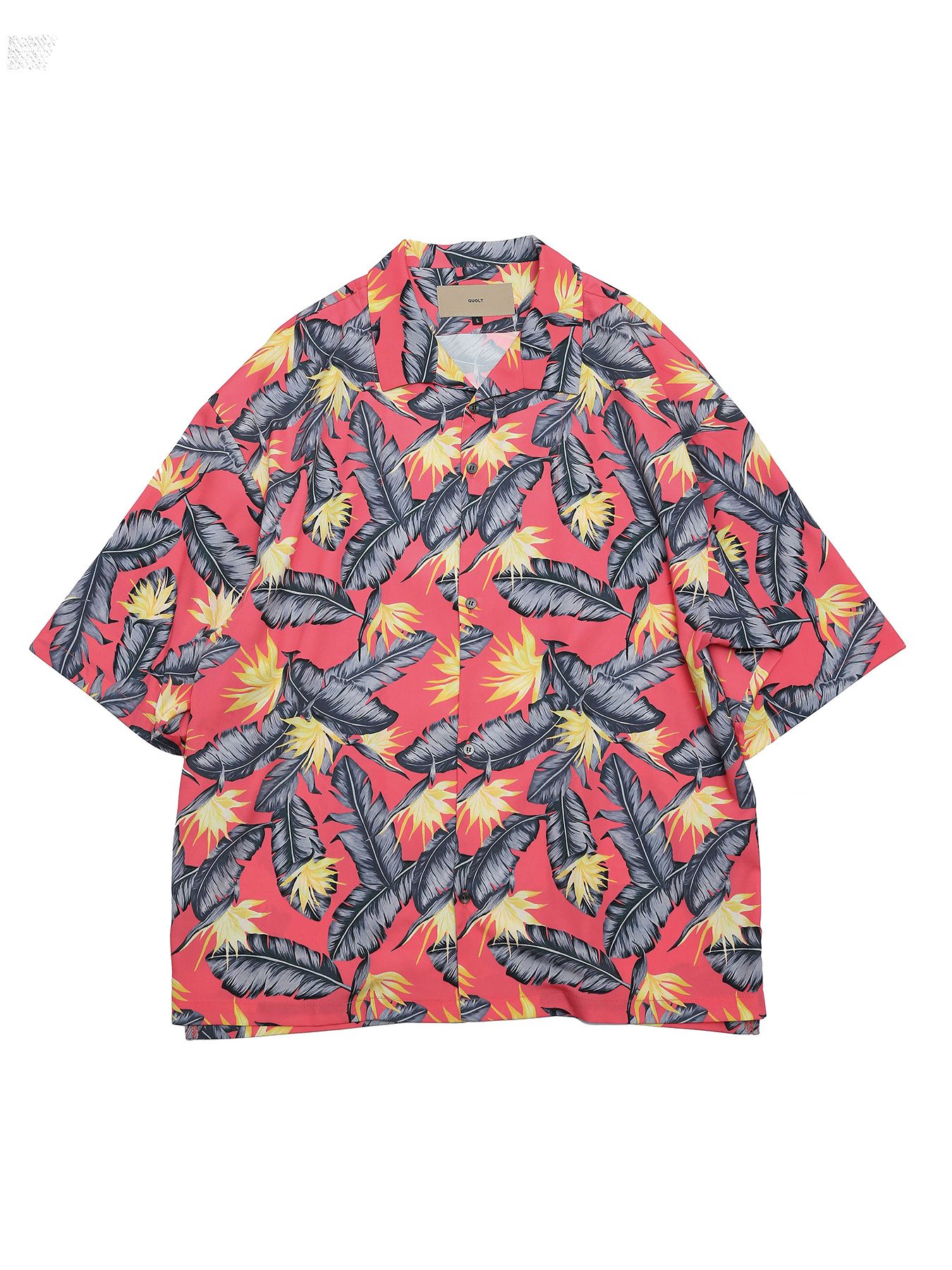 OVERTONE SHIRTS / オーバートーンシャツ / ピンクグレー【QUOLT】