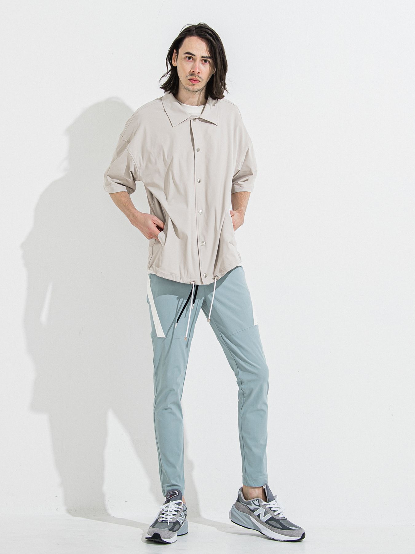【予約品 】TYLER NYLON PANTS / タイラーナイロンパンツ / アクア