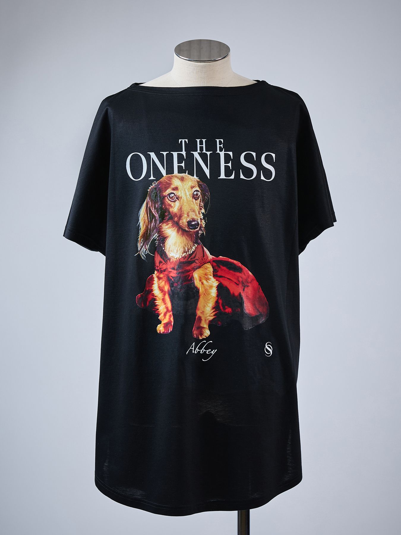 【予約品 4月26日(日) 締切】《犬猫保護活動チャリティー企画》Organic Cotton French Sleeve T / オーガニックコットン フレンチスリーブ Tシャツ / ブラック