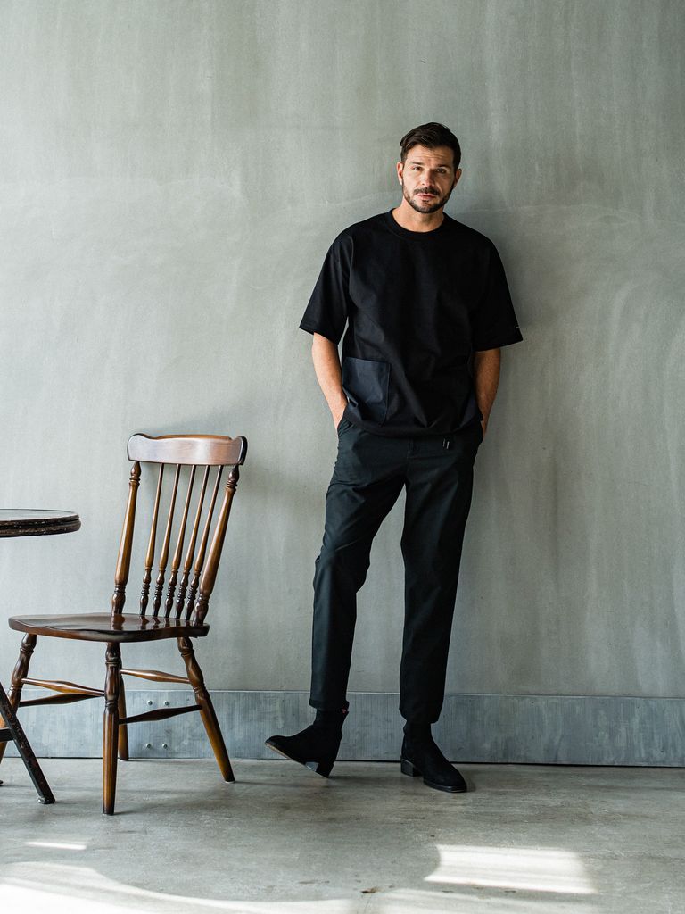 《予約品3月3日18：00締め》 PAT WIDE EASY PANTS / イージーパンツ / ブラック