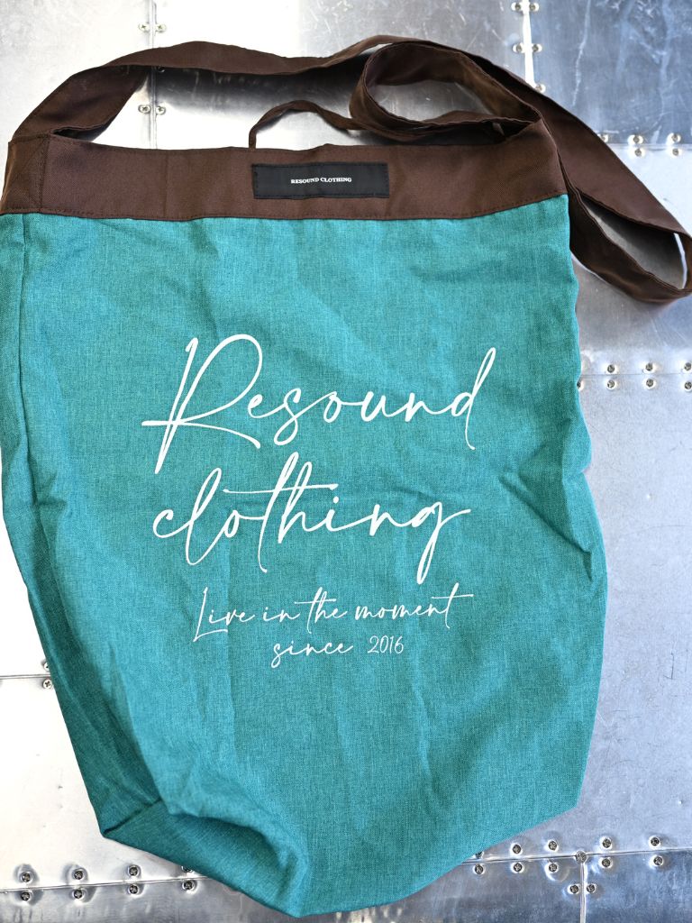 【予約品】 RESOUND X Lagu Blanket&ecobag  / ブランケット＆エコバッグ / ターコイズ