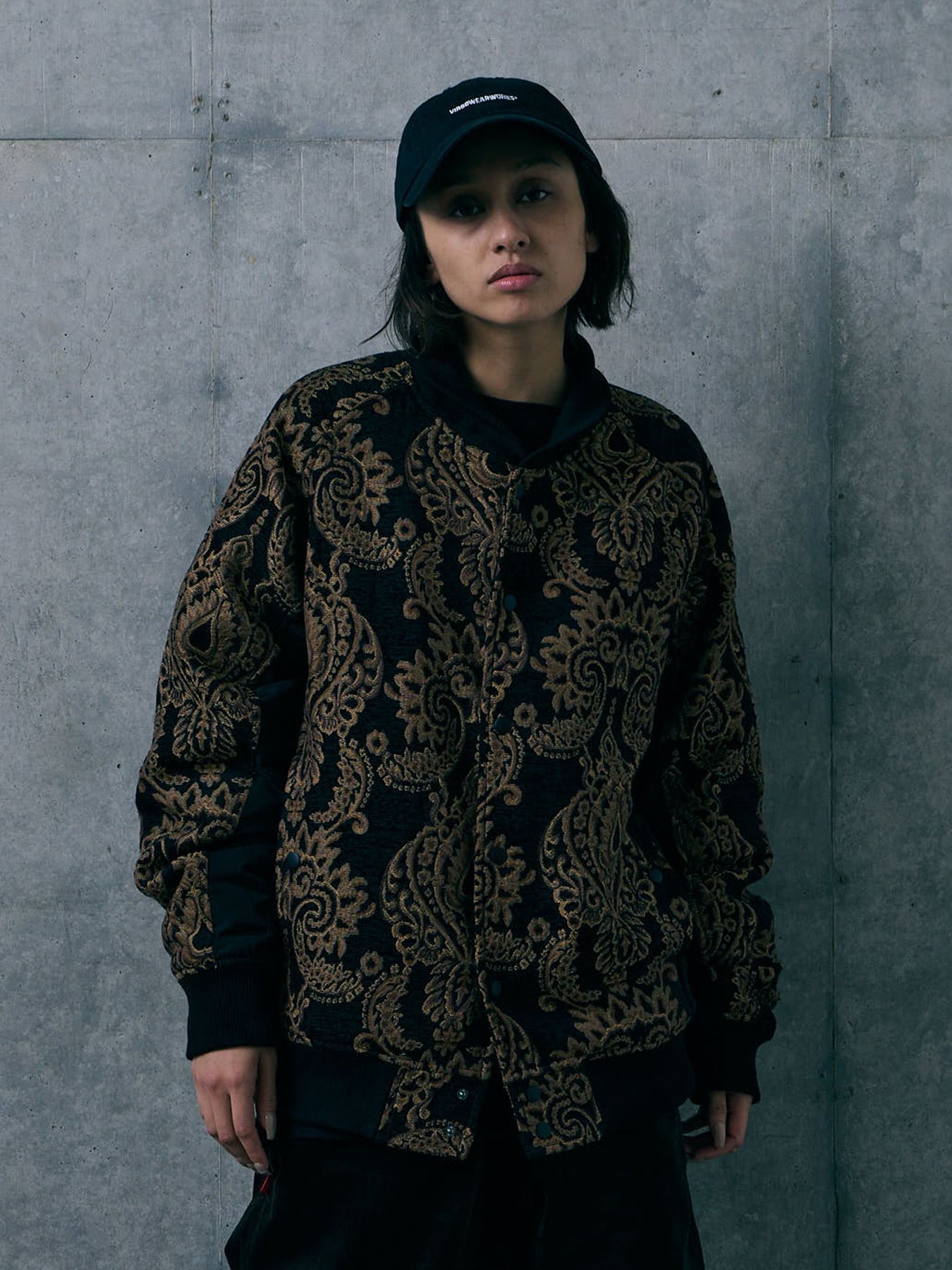 REGALIA JKT / ジャガードブルゾン / BLACK