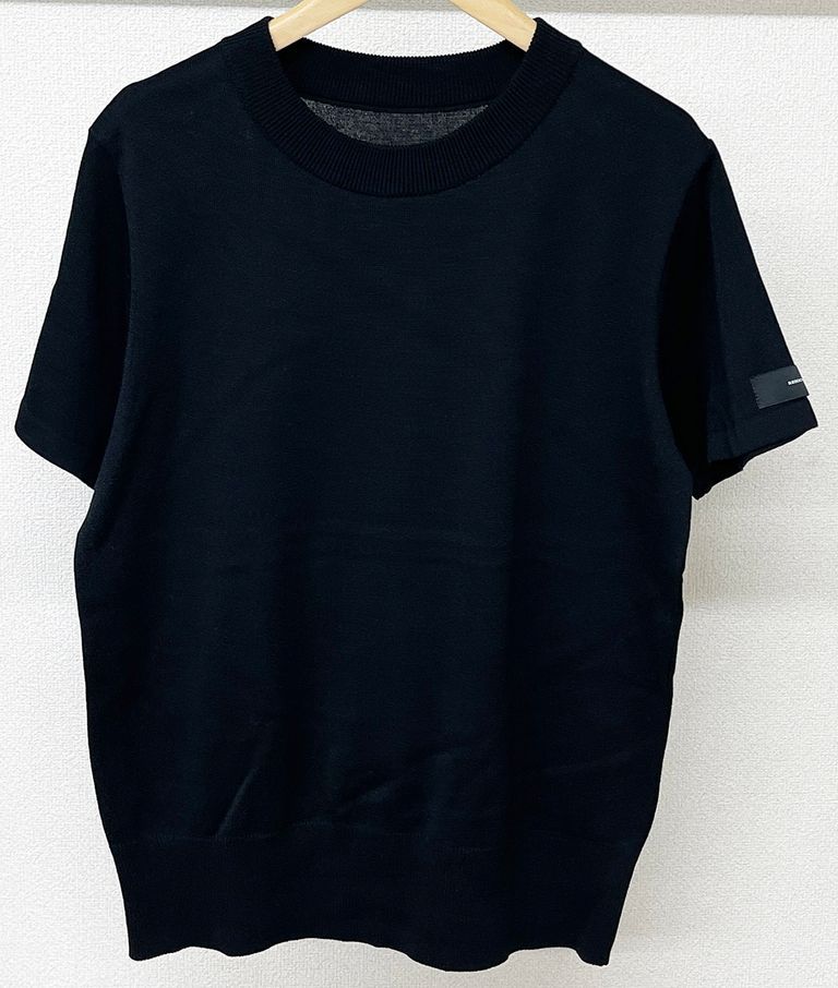 RESOUND CLOTHING - SILK HALF KNIT / 半袖コットンニット