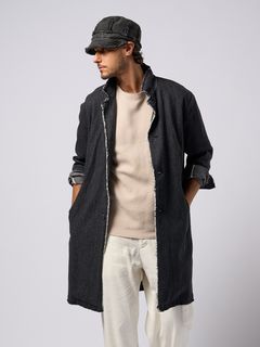 【予約品9月19日 10時締め】 atelier coat / スプリングコート / usedブラック