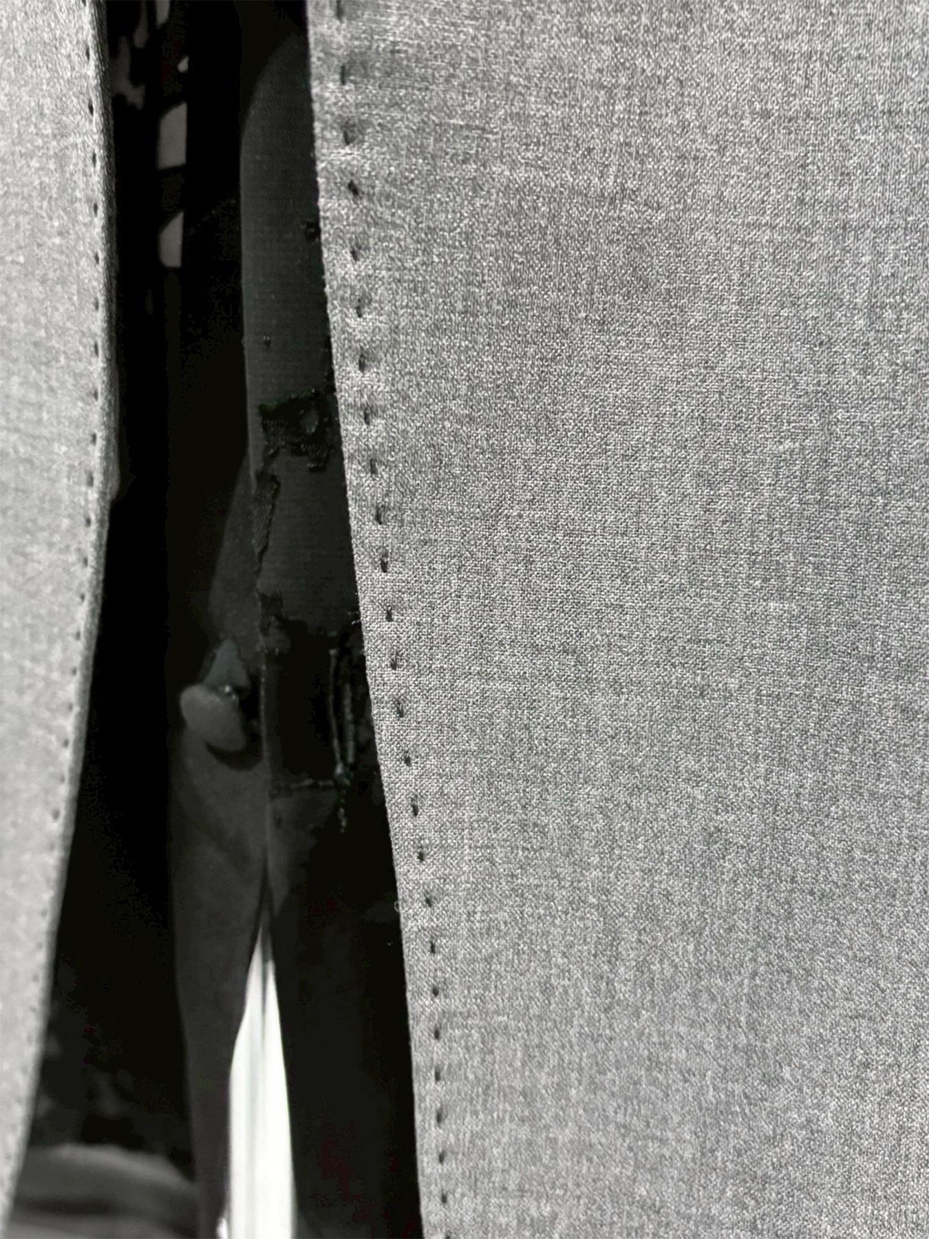 【予約品 1月4日(日) 締切】Goth Jacket / ゴスジャケットチェーン付きボタン  / グレー