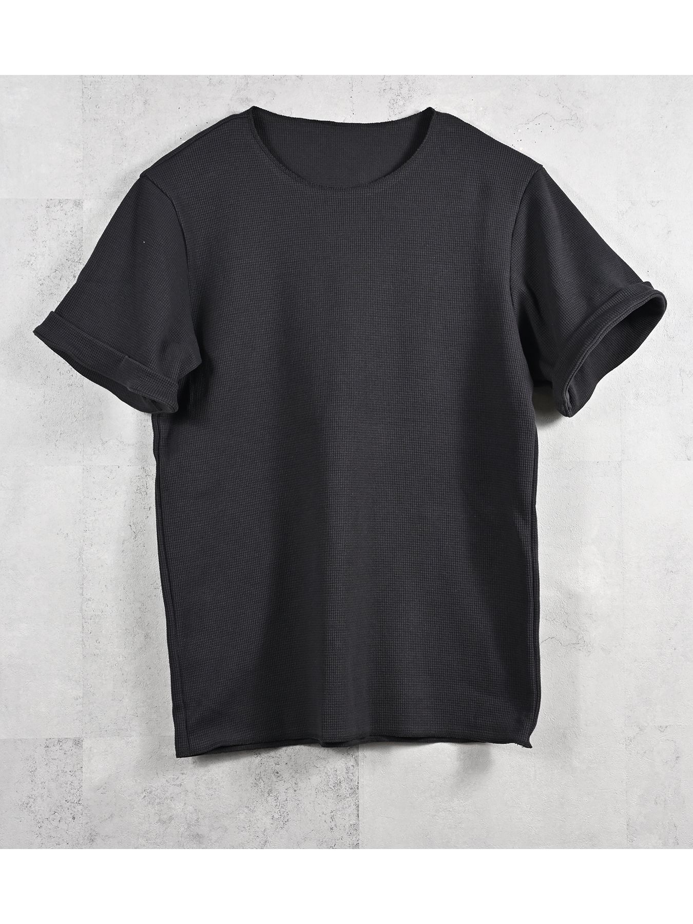 【予約品 11月16日(日) 締切】CUT OFF THERMAL T / カットオフサーマルTシャツ / チャコール