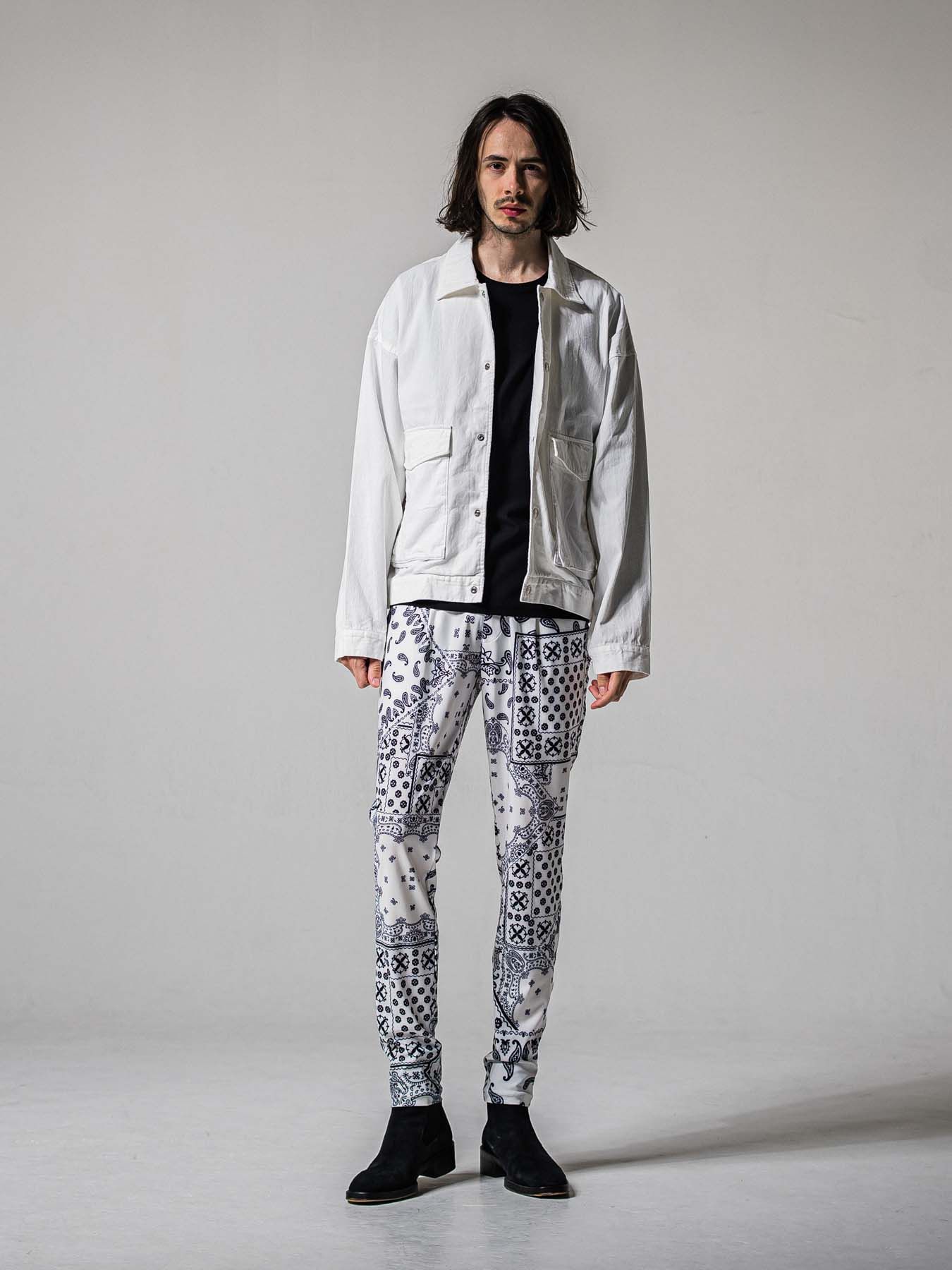 【予約品 11月16日(日) 締切】LDENIM AG FLIGHT JK / ライトデニム ミリタリージャケット / ホワイト