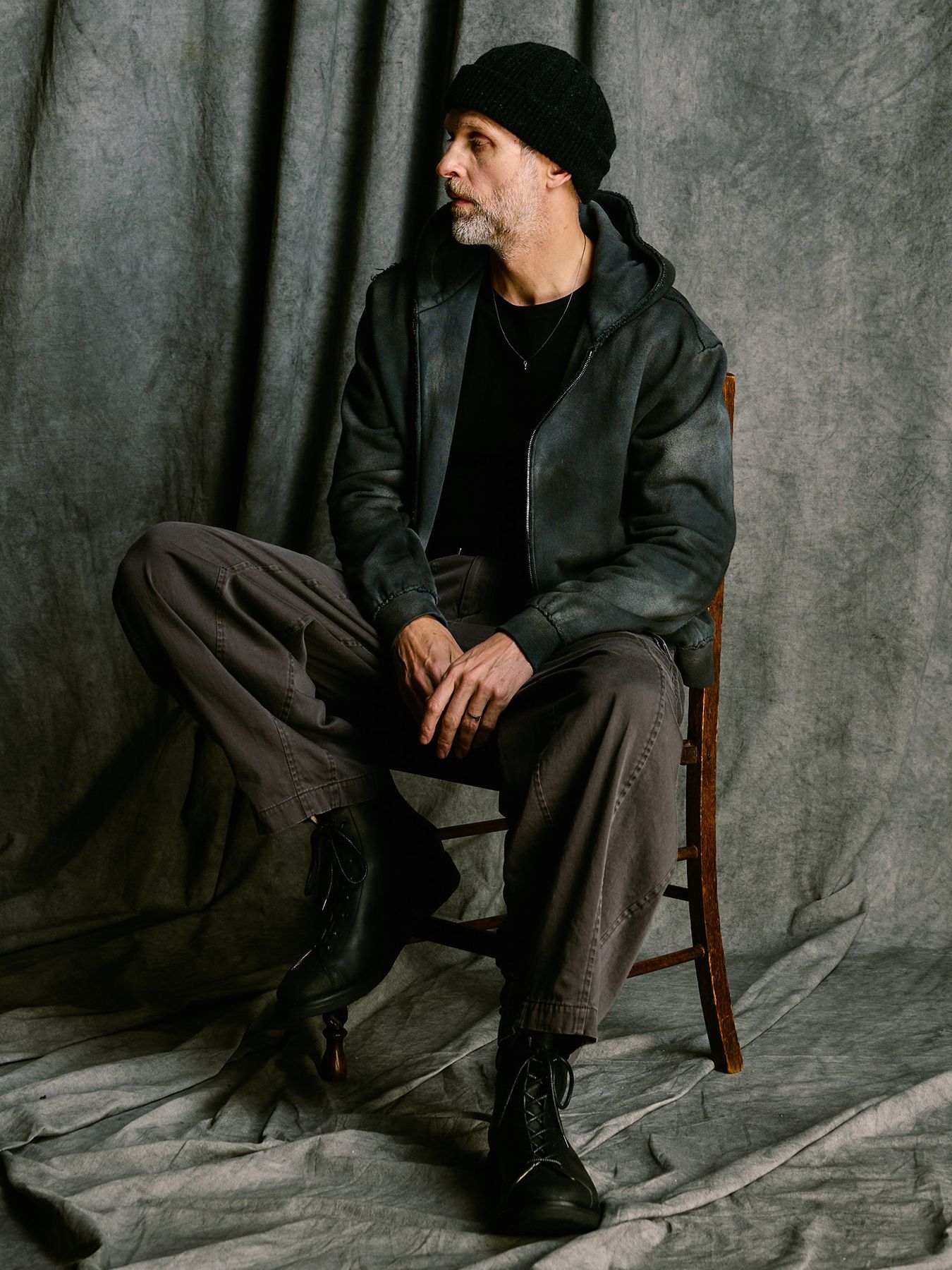 【予約品 4月19日(日) 18時締切】modern lineman boots / カウレザー モダン ラインマンブーツ / ブラック