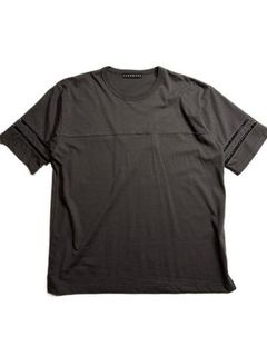 《予約品8月31日 23時55分締め》 SIDE LINE TEE / Tシャツ / グレー 【roarguns 】 2024年2月入荷予定