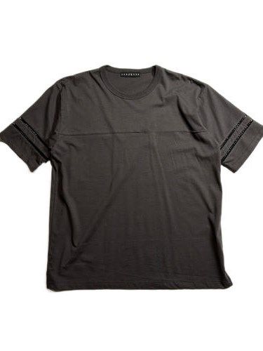 《予約品8月31日 23時55分締め》 SIDE LINE TEE / Tシャツ / グレー 【roarguns 】 2024年2月入荷予定