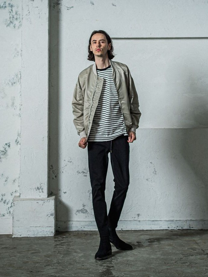 《予約11月17日19時締め》 MICK DENIM JERSEY / ジャージパンツ / ブラック