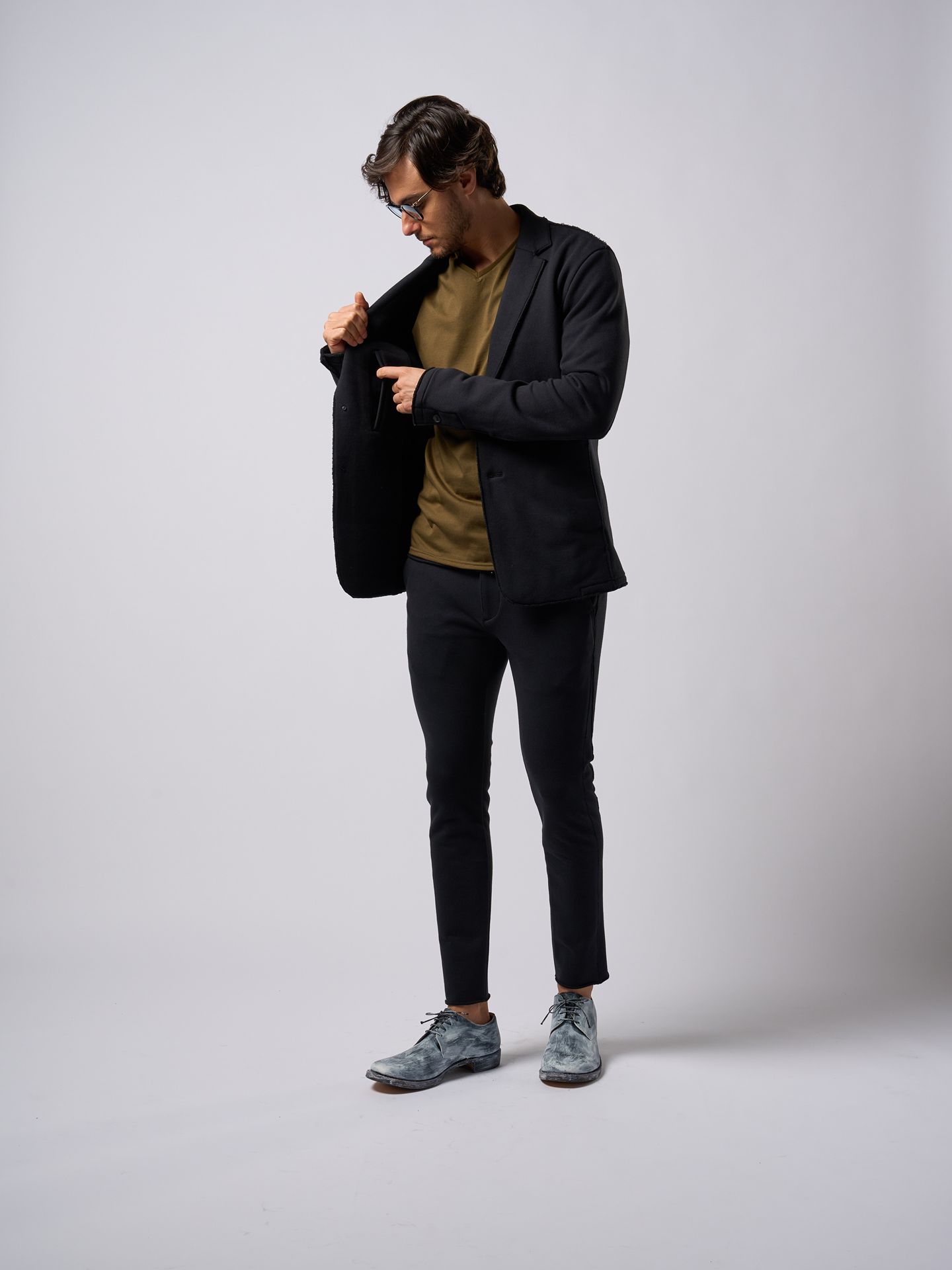 【予約品9月19日 10時締め】 jersey jacket / ジャケット / ブラック