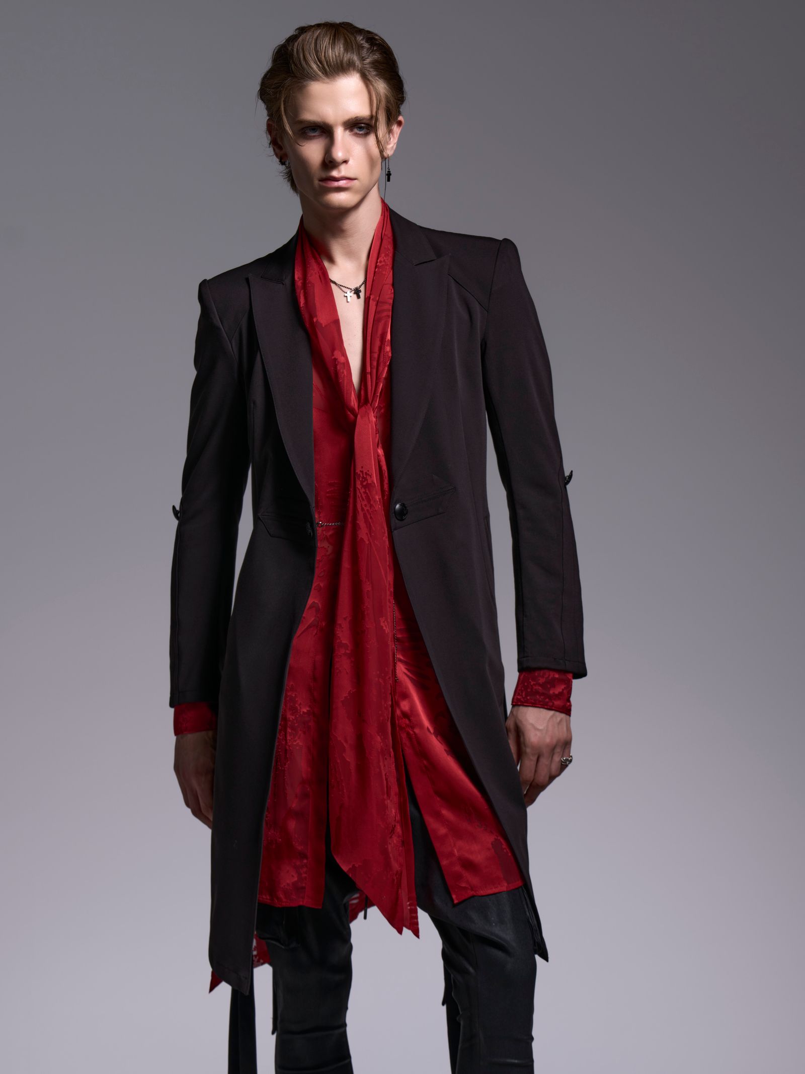 【予約品 1月4日(日) 締切】Stole Flare Shirt / ストールフレアシャツ / レッド