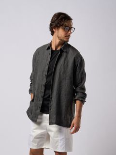 【予約品9月19日 10時締め】 shirt jacket / シャツジャケット / ブラック