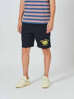 (予約品2023年10月19日18時締め) muta Circle Logo Sweatshorts / スウェットショートパンツ / ネイビー 【Acanthus×muta】
