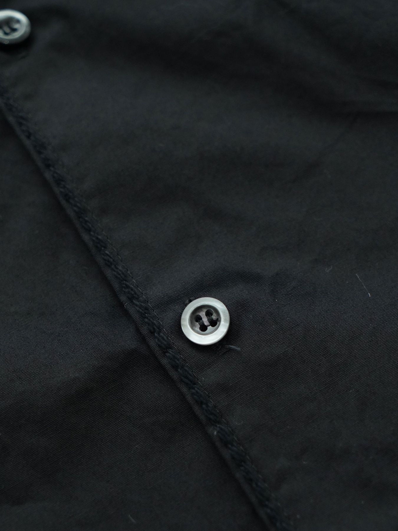 【予約品 11月23日(日) 締切】STITCHSHITS / スタンドカラーシャツ / BLACK