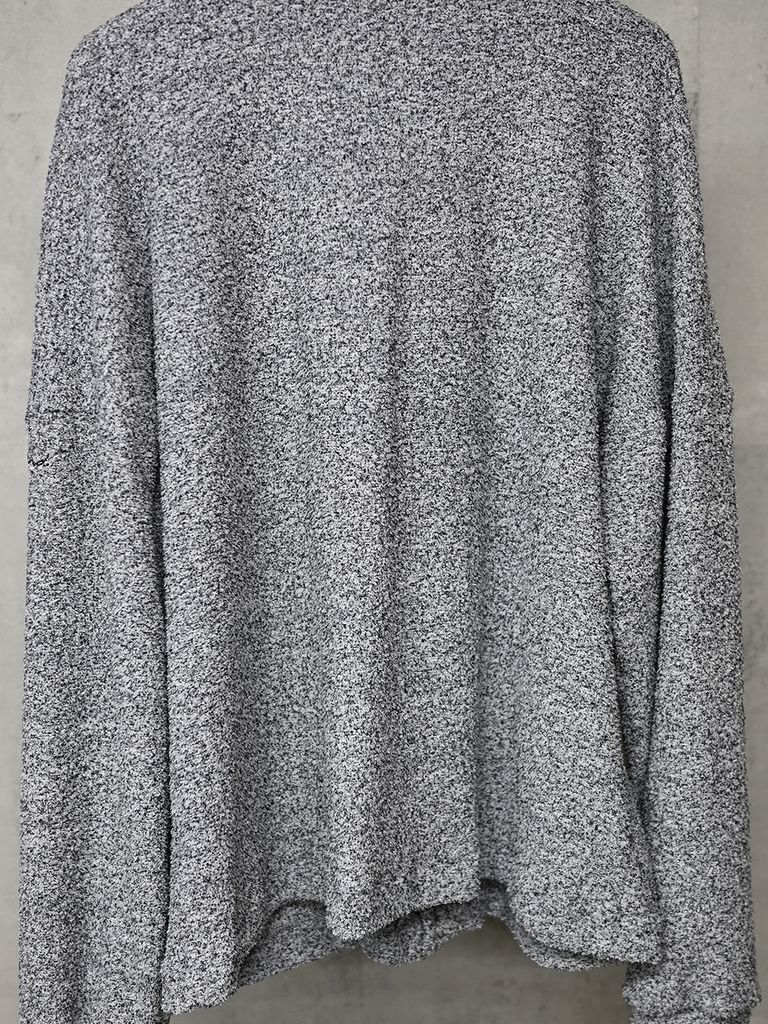 《予約11月17日19時締め》 MOLE YARN PILE C/D / カーディガン / グレー
