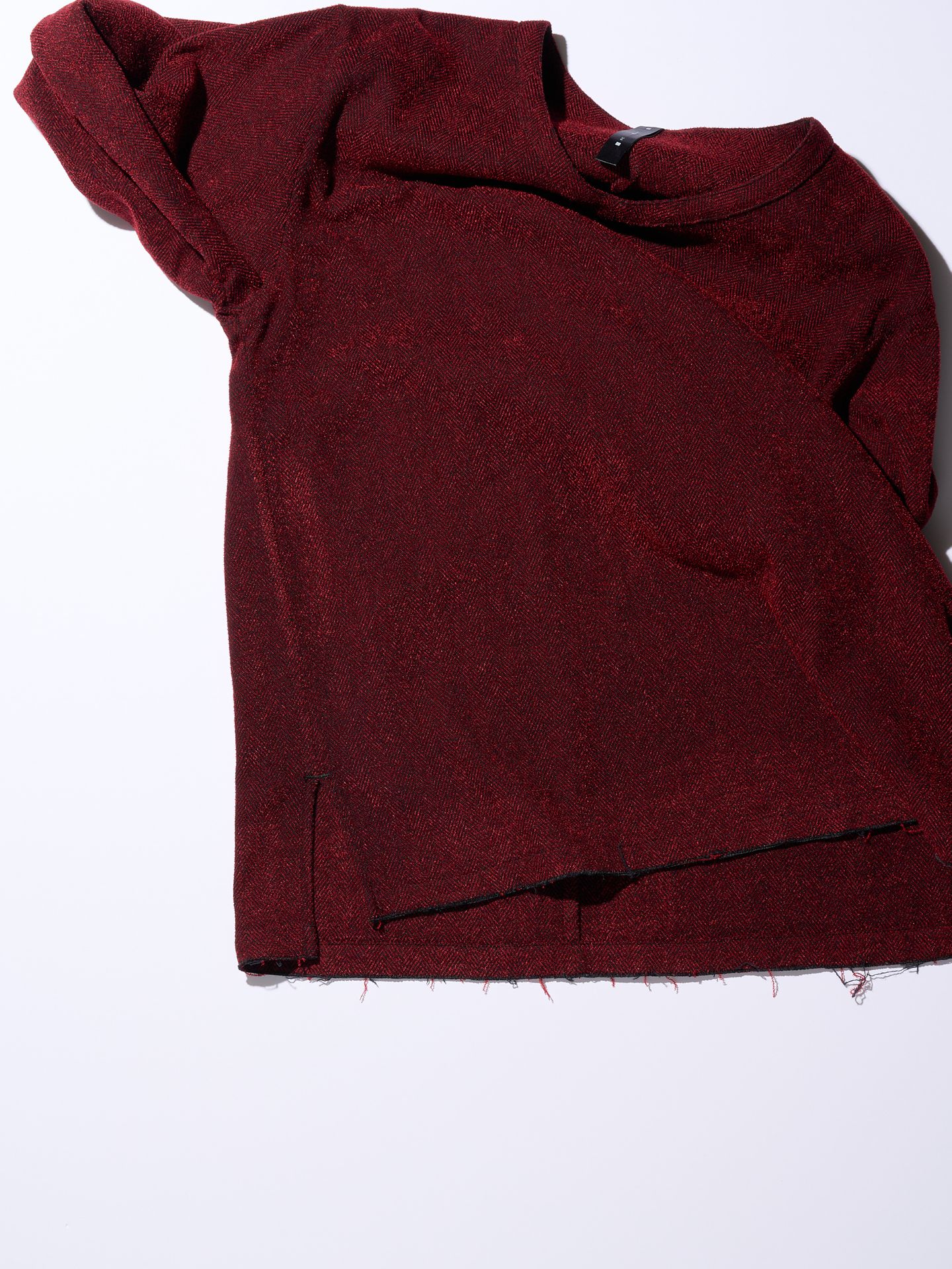 【予約品】 V-neck pullover shirt / Vネックプルオーバー / レッド