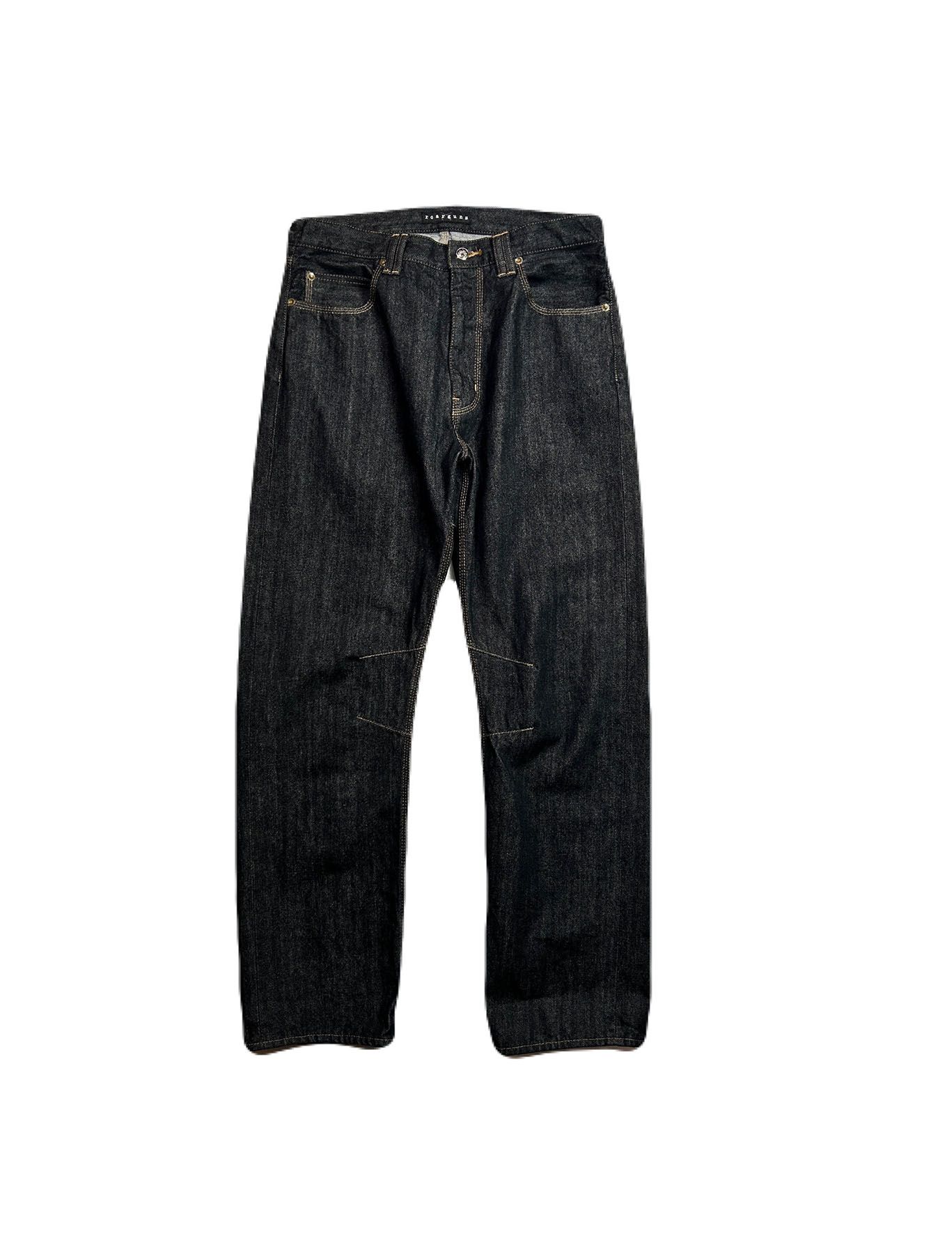【予約品 8月10日(日) 締切 】ONE WASH DENIM PT / ワンウォッシュデニムパンツ / ブラック