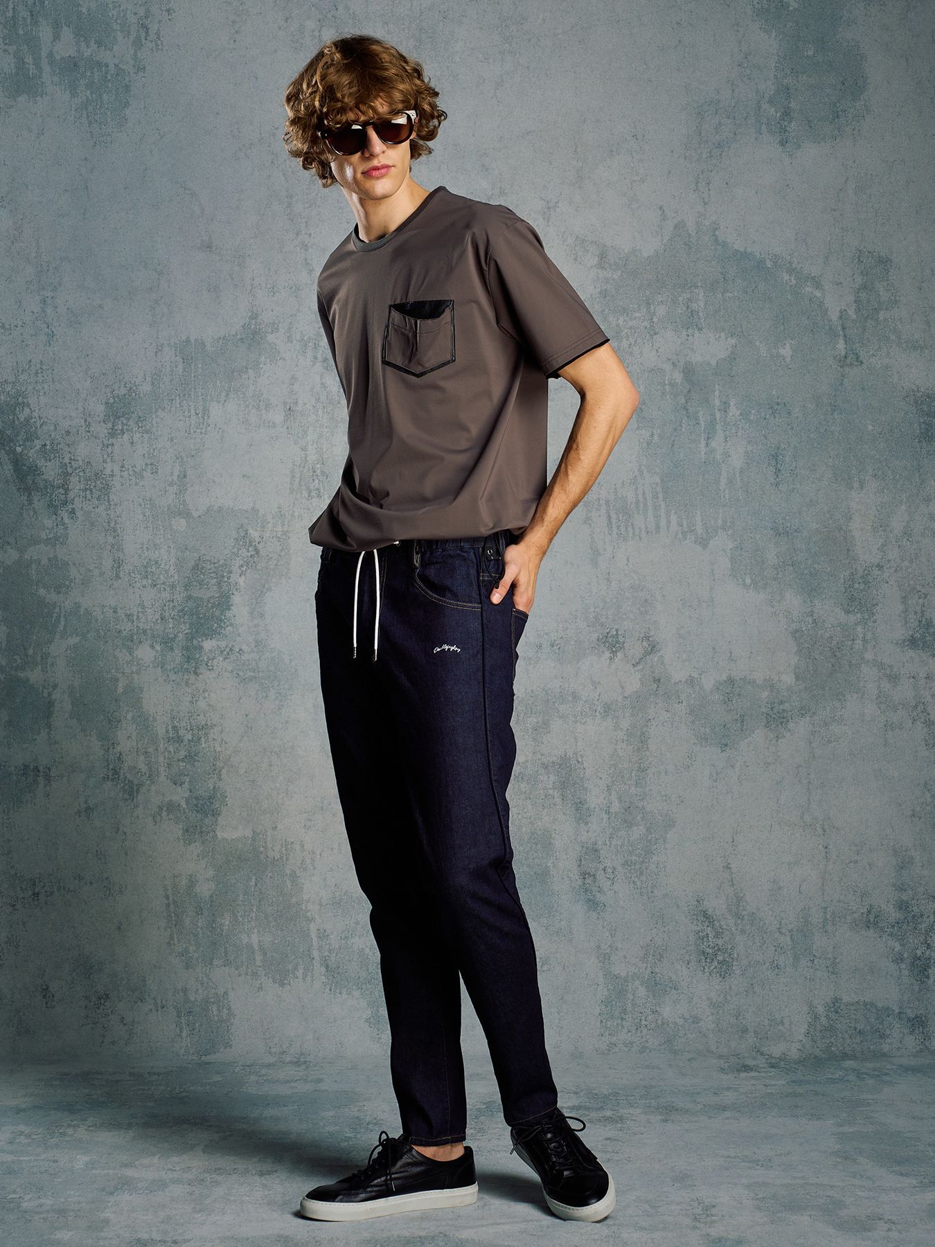 【予約品 1月25日(日) 締切】thin denim easy / シンデニム イージーパンツ / インディゴ