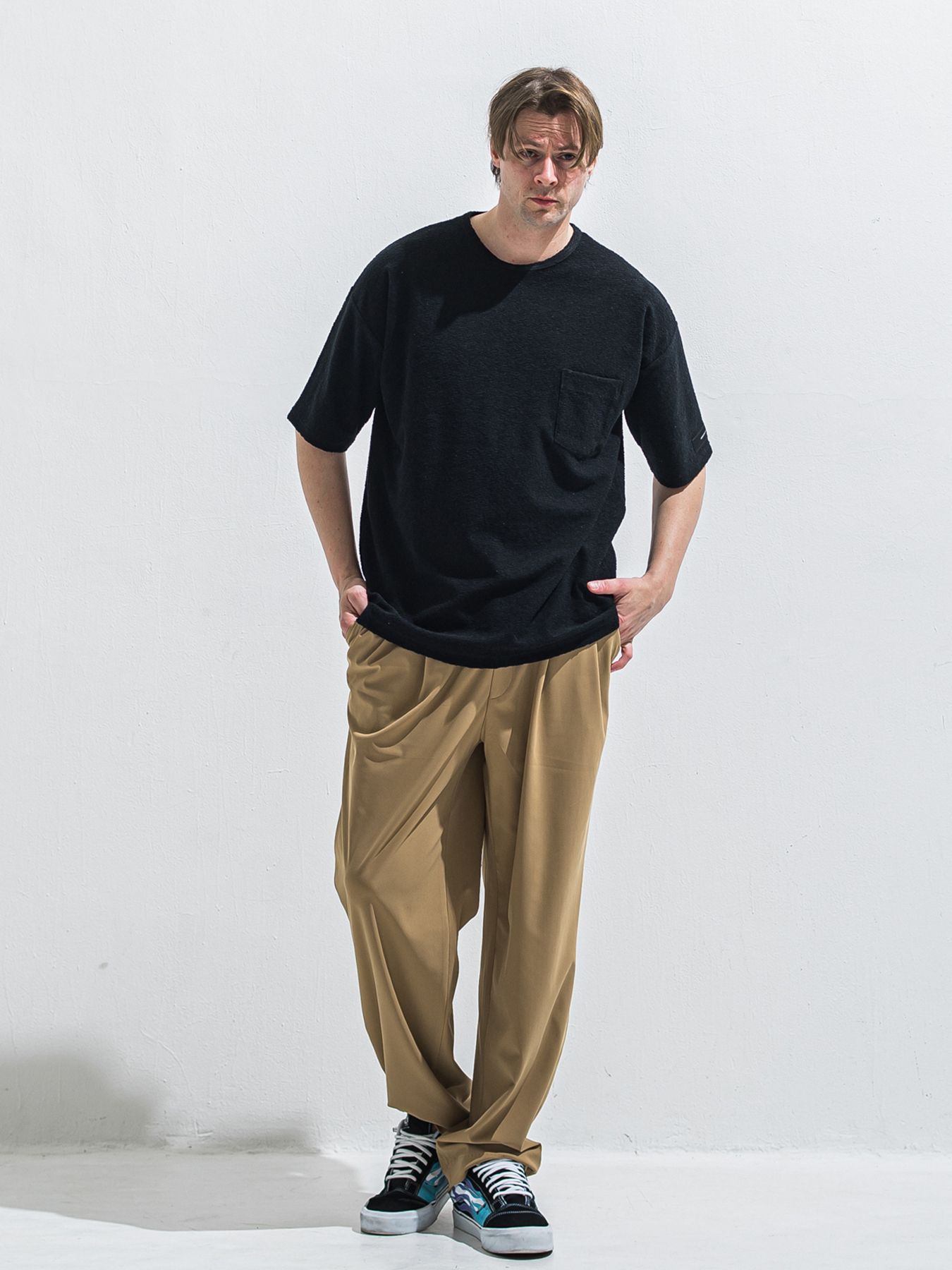 【予約品 2月15日(日) 18:00 締切】BEN PANTS / ワイドルーズパンツ / ブラウン