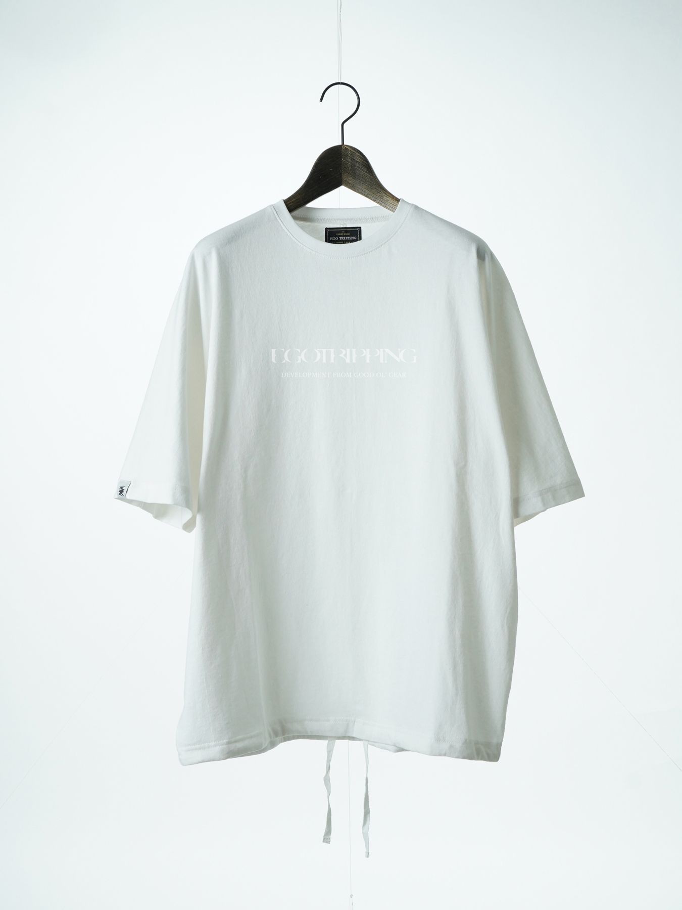 【予約品 2月1日(日) 締切】KITE TEE frocky / フロッキープリント ニットT / ホワイト