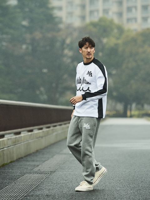 muta Soccor Jersey Top / ジャージ / ホワイト 【Acanthus×muta】