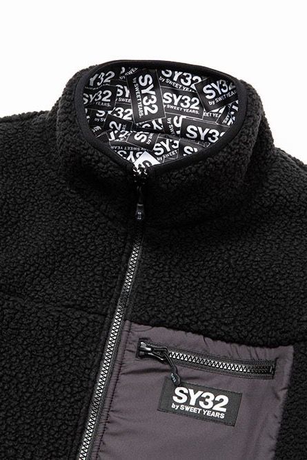 POLARTEC REVERSIBLE BR / BLACK 【SY32 by SWEER YEARS】 - S